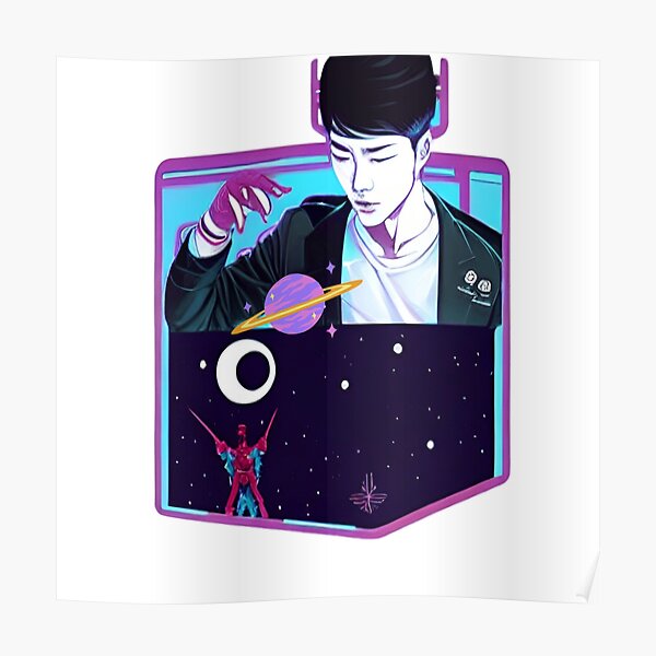 Lookism Posters – Kpop-star juusu with alien Poster