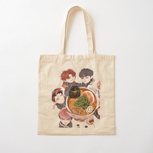 LOOKISM BTS eat ramen  Cotton Tote Bag RB2112 product Offical lookism Merch