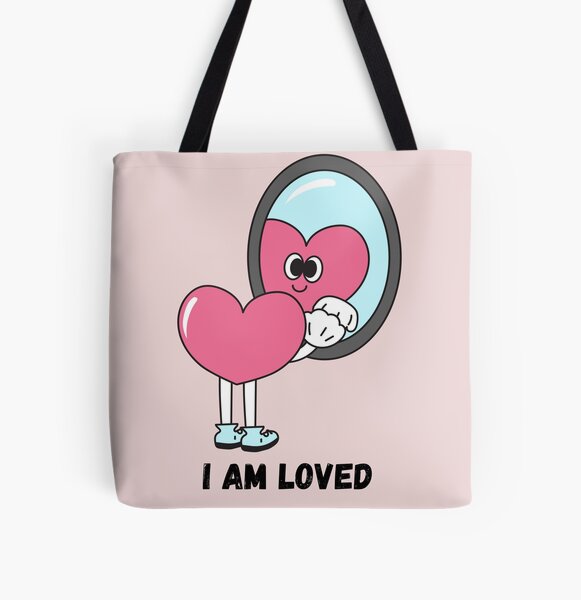 LOOKISM-I AM LOVED All Over Print Tote Bag RB2112 product Offical lookism Merch