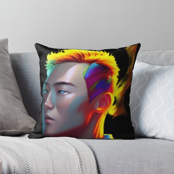 LOOKISM KPOP-semi-realistic illustration Throw Pillow RB2112 product Offical lookism Merch