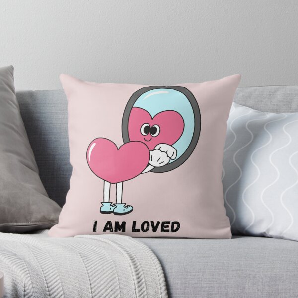 LOOKISM-I AM LOVED Throw Pillow RB2112 product Offical lookism Merch
