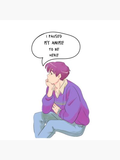 Alternative view of Lookism I Paused My Anime Colorfull Shower Curtain