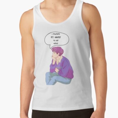 Alternative view of Anime Lookism I Paused My Anime Tank Top
