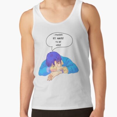 Alternative view of Hot Item Lookism I Paused My Anime Tank Top