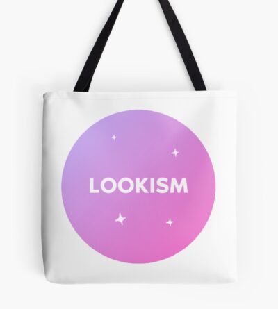 Lookism On Pink Background Tote Bag