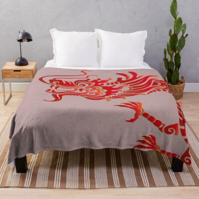 Hot Item Lookism Essential Dragon Throw Blanket