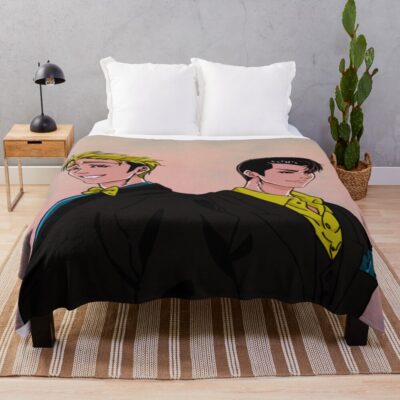 Lookism Gun And Goo Fanart Throw Blanket