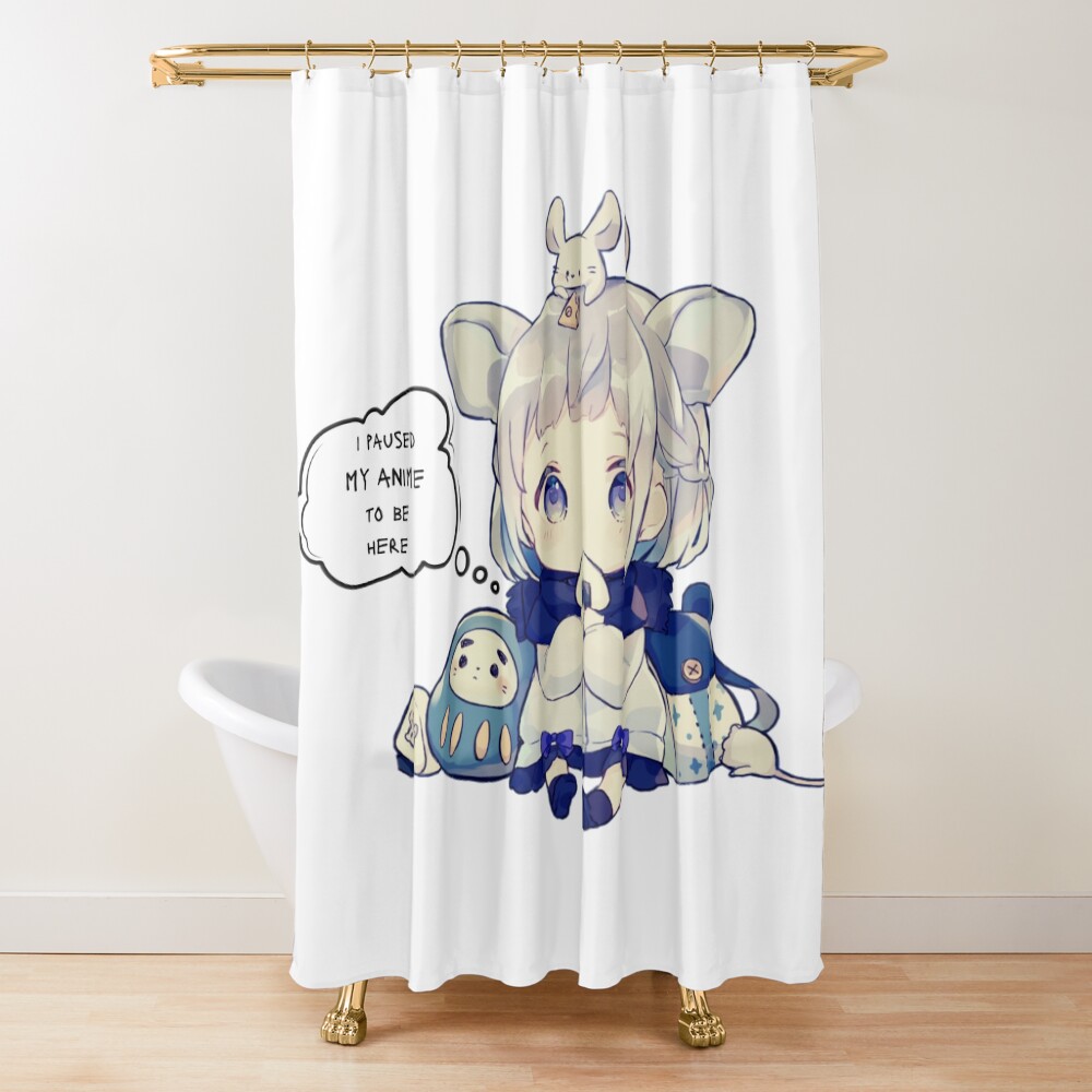 Best Anime Lookism I Paused My Anime Shower Curtain