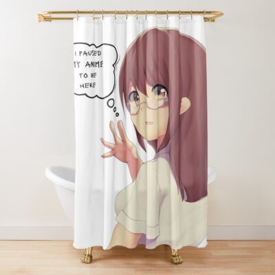 Lookism I Paused My Anime Bassic Shower Curtain