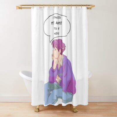 Lookism I Paused My Anime Colorfull Shower Curtain