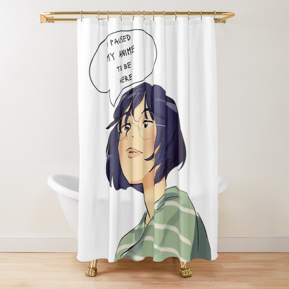 Lookism I Paused My Anime Shower Curtain