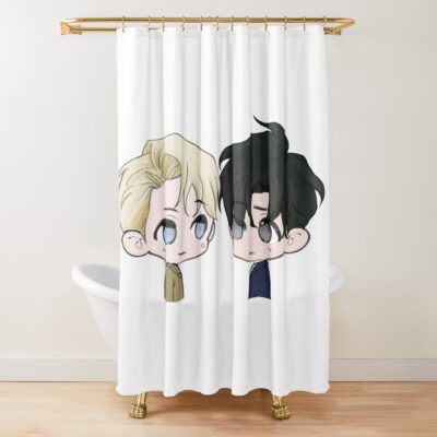Lookism Manhwa Lawyer Mafia Shower Curtain