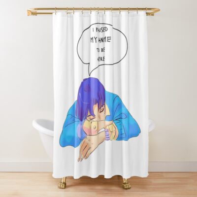 Lookism I Paused My Anime Unique Shower Curtain
