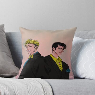 Lookism Gun And Goo Fanart Throw Pillow