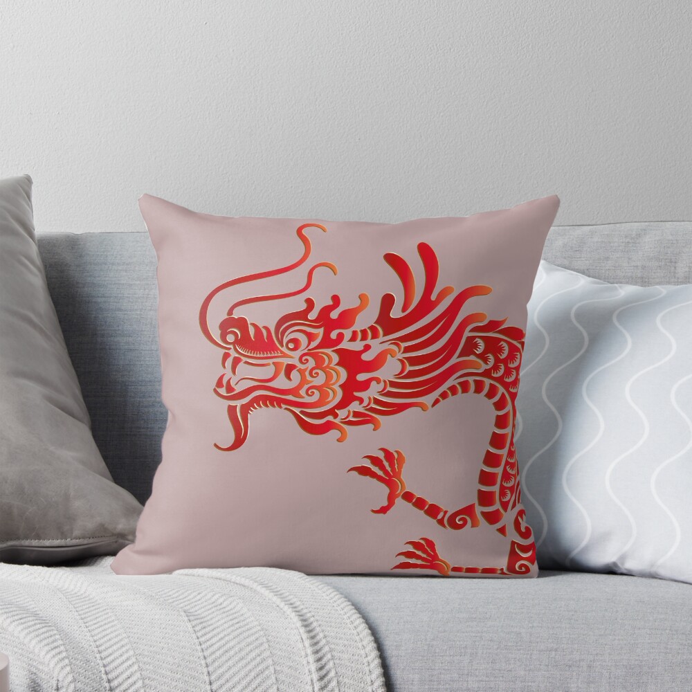 Hot Item Lookism Essential Dragon Throw Pillow